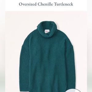 *GREY* Abercrombie Oversized Tunic Sweater. Size Small